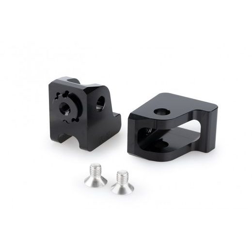 ADAPTERJI ZA STOPALKE (FOOTPEG ADAPTERS) PUIG 20387N ADJUSTABLE ČRNA