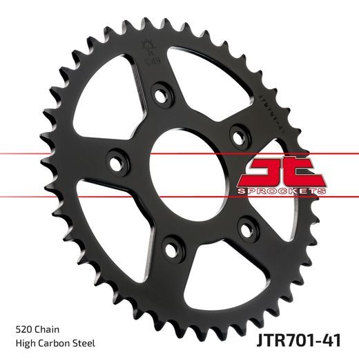 VERIŽNI SET EK - SREBRNA CHAIN 520 H, NON-SEALED, CHK FRONT SPROCKET JT, CHK REAR SPROCKET JT ZA APRILIA RS 125 2T 1993-2003