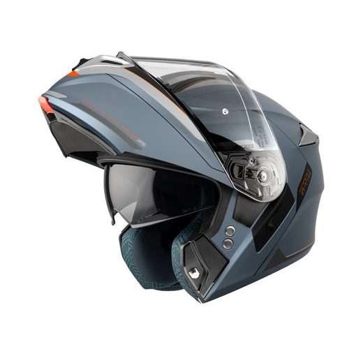FLIP UP HELMET AXXIS STORM SV S GENUINE C2 MATT GRAY M