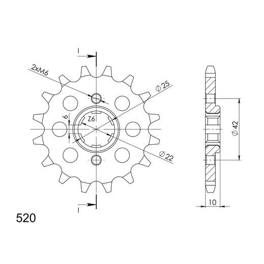 VERIŽNI SET D.I.D CHAIN - SREBRNA CHAIN 520 ZVM-X, X-RING (X, NX, QX, XS), CHK FRONT SPROCKET SUPERSPROX, CHK REAR SPROCKET SUPERSPROX ZA HONDA NX 650 DOMINATOR 1988