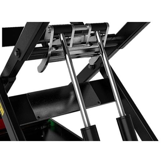 MOTORCYCLE LIFT LV8 NANO 400 FLOOR VERSION EN400GE.O WITH ELECTRO-HYDRAULIC UNIT (BLACK AND ORANGE RAL 2009)