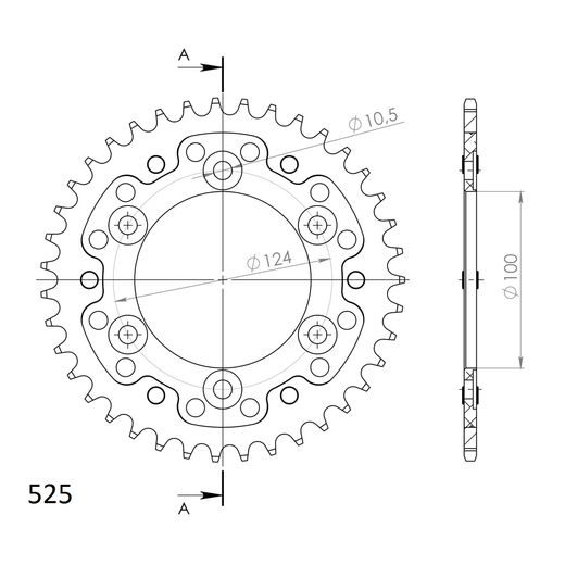 VERIŽNI SET EK - ZLAT CHAIN 525 MVXZ, X-RING (X, NX, QX, XS), CHK FRONT SPROCKET JT CHK RUBBER CUSHIONED, CHK REAR SPROCKET SUPERSPROX STEALTH ZA DUCATI ST4S 996 SPORTTOURING (ABS) 2003-2005
