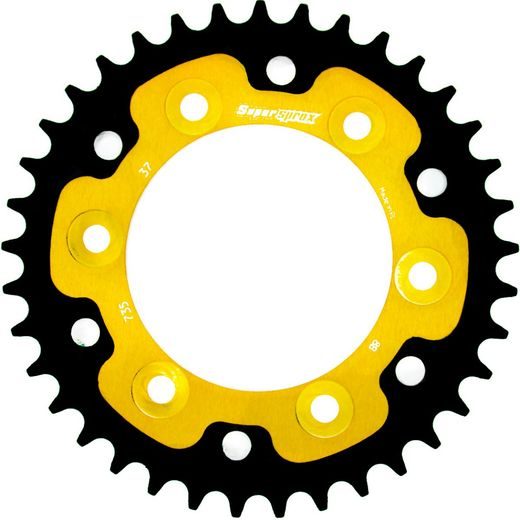 VERIŽNI SET EK - ZLAT CHAIN 520 MVXZ, X-RING (X, NX, QX, XS), CHK FRONT SPROCKET JT CHK RUBBER CUSHIONED, CHK REAR SPROCKET SUPERSPROX STEALTH ZA DUCATI SL 900 SUPERLIGHT 1992-1997