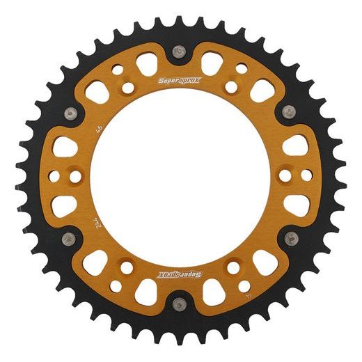 VERIŽNI SET EK - SREBRNA CHAIN 520 SRX, X-RING (X, NX, QX, XS), CHK FRONT SPROCKET SUPERSPROX, CHK REAR SPROCKET SUPERSPROX STEALTH ZA APRILIA SXV 5.5 2006-2012