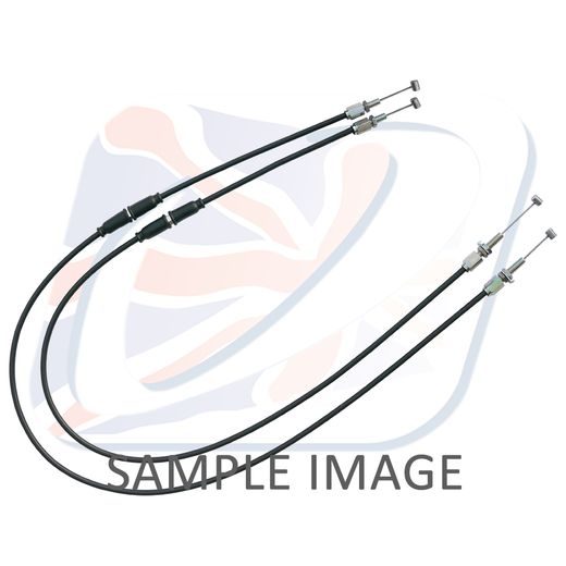 THROTTLE CABLES (PAIR) VENHILL H02-4-056-BK FEATHERLIGHT ČRNA