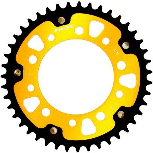 VERIŽNI SET EK - ZLAT CHAIN 520 MVXZ, X-RING (X, NX, QX, XS), CHK FRONT SPROCKET JT CHK RUBBER CUSHIONED, CHK REAR SPROCKET SUPERSPROX STEALTH ZA HONDA NC 700 S / X 2012-2013