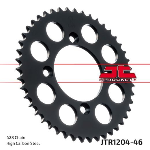 VERIŽNI SET EK - SREBRNA CHAIN 428 SRO, O-RING, CHK FRONT SPROCKET JT, CHK REAR SPROCKET JT ZA HONDA CRF 125 F 2014-2025