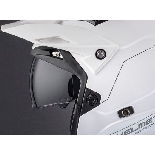 TRIAL HELMET MT HELMETS DISTRICT SV S SOLID A0 GLOSS WHITE XXL