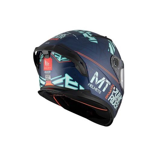 INTEGRALNA ČELADA MT HELMETS BRAKER SV PUNK RIDER C7 GLOSS S