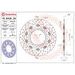 ZAVORNI DISK BREMBO 78B40829 FLOATING
