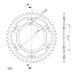 VERIŽNI SET EK - ZLAT CHAIN 520 ZVX, X-RING (X, NX, QX, XS), CHK FRONT SPROCKET SUPERSPROX, CHK REAR SPROCKET SUPERSPROX STEALTH ZA YAMAHA XTZ 750 SUPER TENERE 1990-1997