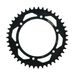 VERIŽNI SET EK - SREBRNA CHAIN 525 DEX, X-RING (X, NX, QX, XS), CHK FRONT SPROCKET JT, CHK REAR SPROCKET SUPERSPROX ZA SUZUKI XF 650 FREEWIND 1997-2002