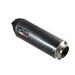 DUAL SLIP-ON EXHAUST GPR GPE ANN. K.80.GPAN.PO CARBON LOOK INCLUDING REMOVABLE DB KILLERS AND LINK PIPES
