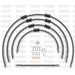 STANDARD FRONT BRAKE HOSE KIT VENHILL POWERHOSEPLUS KAW-10002FS-CB (5 CEVI V KOMPLETU) CARBON HOSES, STAINLESS STEEL FITTINGS