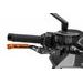 BRAKE LEVER WITHOUT ADAPTER PUIG 4.0 414TNN RAZTEGLJIVA POKLOPNA (EXTENDABLE FOLDING) ORANGE/BLACK