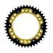 VERIŽNI SET EK - ZLAT CHAIN 525 SRX, X-RING (X, NX, QX, XS), CHK FRONT SPROCKET SUPERSPROX, CHK REAR SPROCKET SUPERSPROX STEALTH ZA HONDA CBR 600 RR 2003-2006