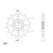 VERIŽNI SET EK - ZLAT CHAIN 525 ZVX, X-RING (X, NX, QX, XS), CHK FRONT SPROCKET SUPERSPROX, CHK REAR SPROCKET SUPERSPROX ZA BENELLI TNT 1130 2004-2006