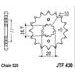 VERIŽNI SET EK - SREBRNA CHAIN 520 SRX, X-RING (X, NX, QX, XS), CHK FRONT SPROCKET JT, CHK REAR SPROCKET JT ZA KAWASAKI KX 250 (F) 4T 2004-2005
