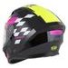 INTEGRALNA ČELADA CASSIDA ORBIT TRACK BLACK/PINK/VIOLET/YELLOW FLUO/WHITE L