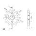 VERIŽNI SET EK - ZLAT CHAIN 520 MRD, NON-SEALED, CHK FRONT SPROCKET SUPERSPROX, CHK REAR SPROCKET SUPERSPROX ZA HONDA CR 125 R 1983-1984