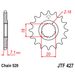 VERIŽNI SET EK - SREBRNA CHAIN 520 DEX, X-RING (X, NX, QX, XS), CHK FRONT SPROCKET JT, CHK REAR SPROCKET JT ZA SUZUKI RM-Z 250 2010-2012