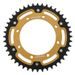VERIŽNI SET D.I.D CHAIN - SREBRNA CHAIN 520 ZVM-X, X-RING (X, NX, QX, XS), CHK FRONT SPROCKET JT CHK RUBBER CUSHIONED, CHK REAR SPROCKET SUPERSPROX STEALTH ZA KAWASAKI KLE 500 (<2007) 1991-1996