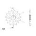 VERIŽNI SET D.I.D CHAIN - ZLAT CHAIN 428 NZ, NON-SEALED, CHK FRONT SPROCKET SUPERSPROX, CHK REAR SPROCKET SUPERSPROX ZA YAMAHA YZ 85 2002-2018