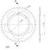 VERIŽNI SET EK - ZLAT CHAIN 520 MVXZ, X-RING (X, NX, QX, XS), CHK FRONT SPROCKET SUPERSPROX, CHK REAR SPROCKET SUPERSPROX ZA TRIUMPH SCRAMBLER 865 2016-2017