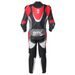 1 PIECE LEATHER SUIT GMS GRC-1 ZG71000 BLACK-WHITE-RED 58H