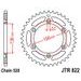 VERIŽNI SET EK - SREBRNA CHAIN 520 DEX, X-RING (X, NX, QX, XS), CHK FRONT SPROCKET SUPERSPROX, CHK REAR SPROCKET JT ZA SUZUKI DR 350 S 1990-1993