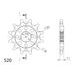 VERIŽNI SET D.I.D CHAIN - ZLAT CHAIN 520 MX, NON-SEALED, CHK FRONT SPROCKET SUPERSPROX, CHK REAR SPROCKET SUPERSPROX ZA SUZUKI RM-Z 250 2010-2012