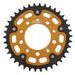 VERIŽNI SET D.I.D CHAIN - ZLAT CHAIN 525 ZVM-X, X-RING (X, NX, QX, XS), CHK FRONT SPROCKET SUPERSPROX, CHK REAR SPROCKET SUPERSPROX STEALTH ZA BENELLI TNT 1130 2004-2006
