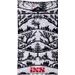 TUBULAR SCARF IXS MICRO X33519 WHITE-BLACK