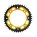 REAR SPROCKET SUPERSPROX STEALTH RST-898:46-GLD ZLATA 46T, 428