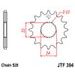 VERIŽNI SET D.I.D CHAIN - ZLAT CHAIN 520 VX, X-RING (X, NX, QX, XS), CHK FRONT SPROCKET JT, CHK REAR SPROCKET JT ZA APRILIA RX 125 (>2008) 2008-2012