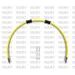 RACE FRONT BRAKE HOSE KIT VENHILL POWERHOSEPLUS APR-10001F-YE (1 CEV V KOMPLETU) YELLOW HOSES, CHROMED FITTINGS