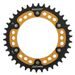 VERIŽNI SET EK - ZLAT CHAIN 525 MVXZ, X-RING (X, NX, QX, XS), CHK FRONT SPROCKET JT CHK RUBBER CUSHIONED, CHK REAR SPROCKET SUPERSPROX STEALTH ZA KAWASAKI ZR-7 (S) 750 1999-2004