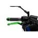 BRAKE LEVER WITHOUT ADAPTER PUIG 3.0 110VV POKLOPNA (FOLDABLE) GREEN/GREEN