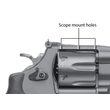 Zadní mířidlo LPA s montáží pro kolimátor pro revolvery Smith & Wesson