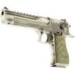Magnum Research Desert Eagle XIX 6" White Matte Distressed Cerakote .50AE