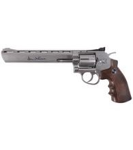 Vzduchový revolver Dan Wesson 8" silver 4,5 mm