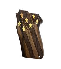 Střenky KSD Smith & Wesson 6906 ořech s bronzovými hvězdami