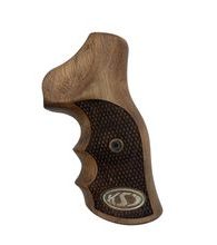 Střenky KSD Ruger GP100 ořech se stříbrným logem 3