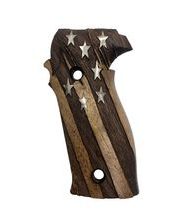 Střenky KSD Sig Sauer P226 ořech s motivem stříbrných hvězd