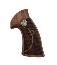 Střenky KSD Smith & Wesson K/L rám round butt Classic rosewood + stříbrné logo