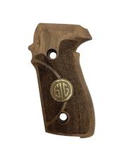 Střenky KSD Sig Sauer P228/229 ořech s bronzovým logem 2