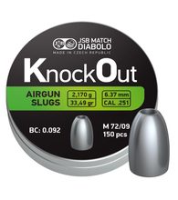 Diabolky JSB KnockOut Slugs 6,37mm