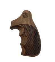 Střenky KSD Smith & Wesson K/L rám round butt ořech s logem 3