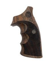 Střenky KSD Smith & Wesson K/L rám square butt Classic kořenový ořech s logem