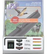 Světlovodná mířidla LPA BSS pro brokovnici s šířkou lišty 6 - 8mm